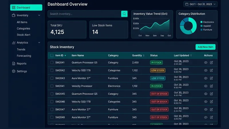 StockSense Inventory Management System